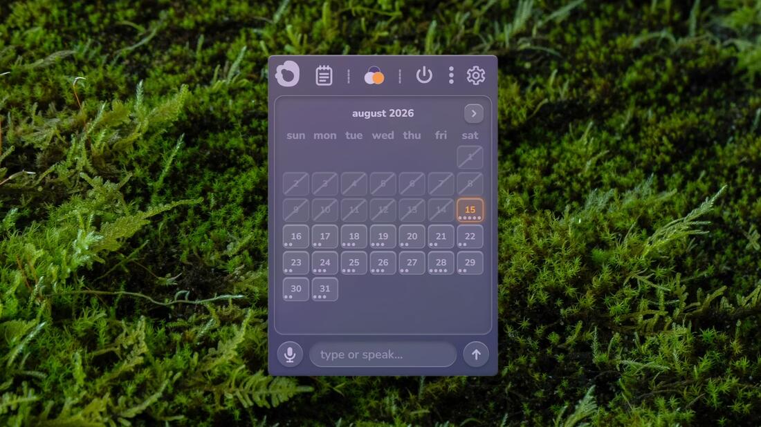 Moss in the amethyst theme.