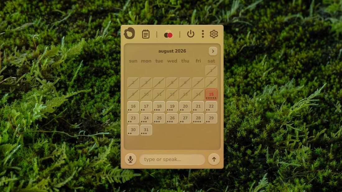 Moss in the pyrite theme.